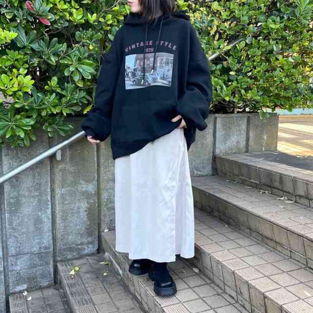 転写ロゴパーカー