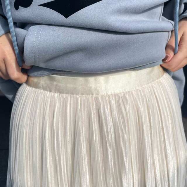 チュールラメプリーツスカート