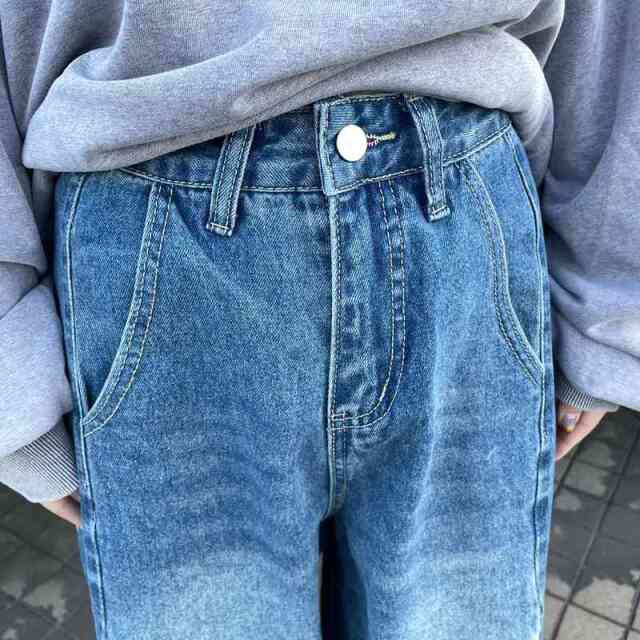 デニムバレルパンツ