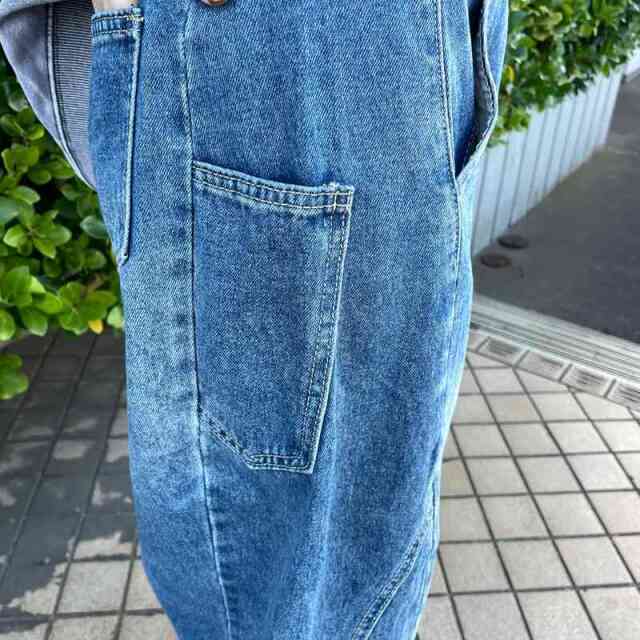 デニムバレルパンツ