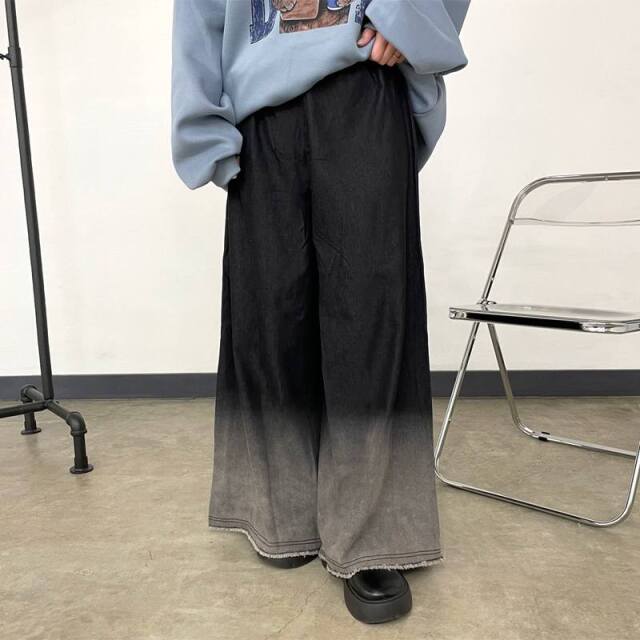 グラデーションデニムパンツ