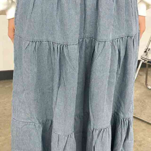 ヒッコリーティアードスカート