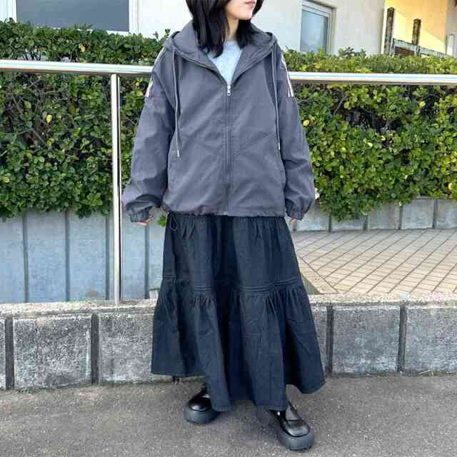 デニムティアードスカート