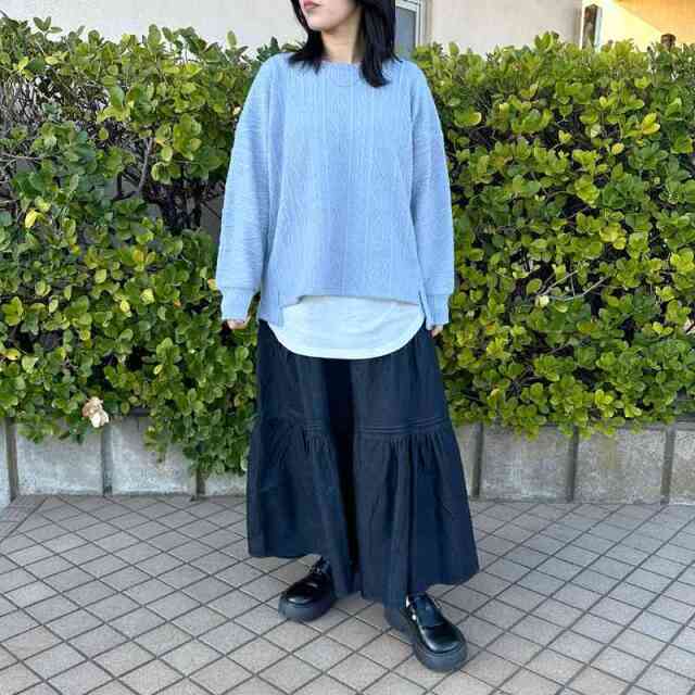 デニムティアードスカート