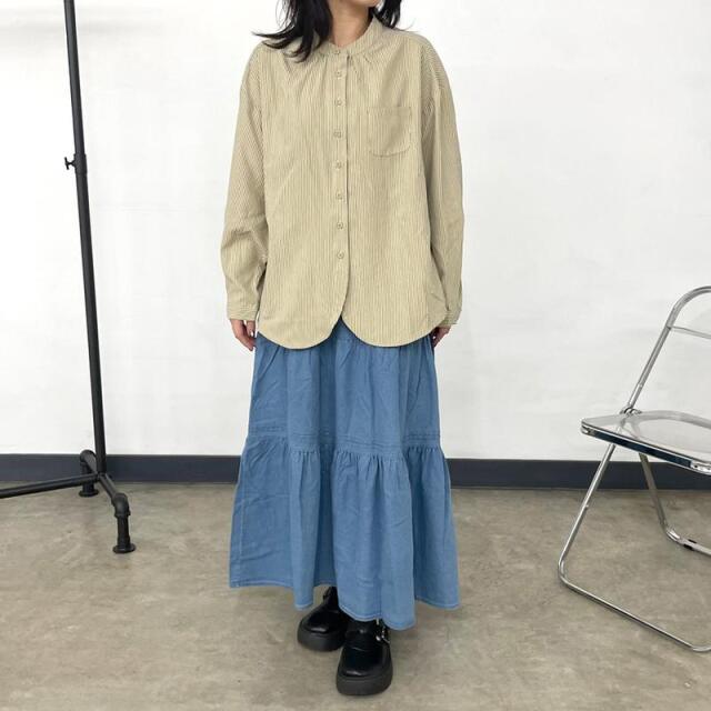 デニムティアードスカート