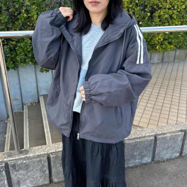 サイドラインフードブルゾン