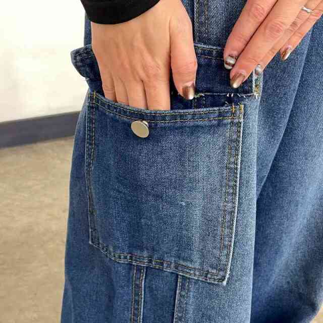 デニムカーゴパンツ