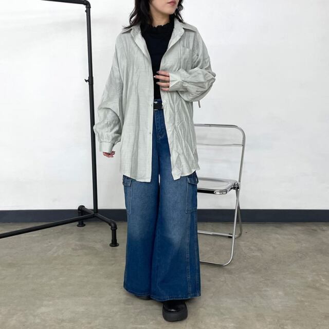 デニムカーゴパンツ