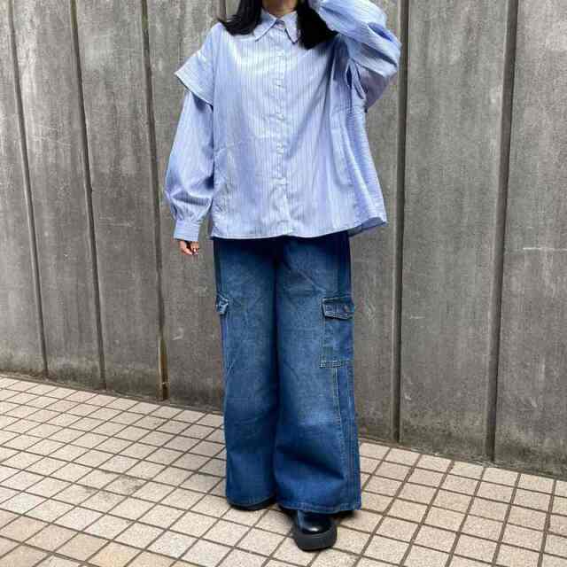 デニムカーゴパンツ