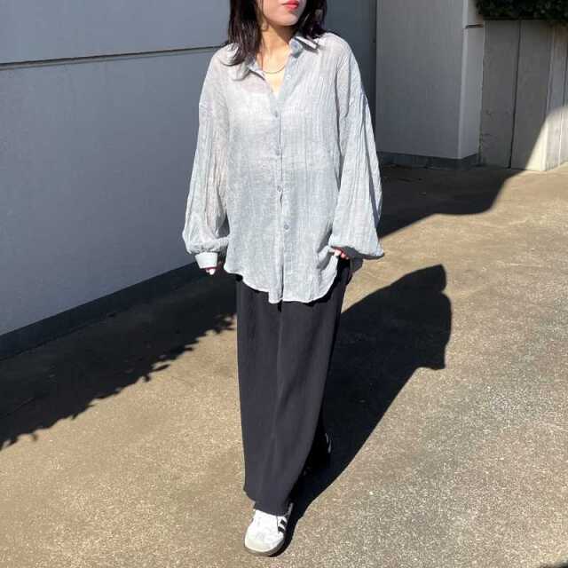 ガーゼシアーシャツ