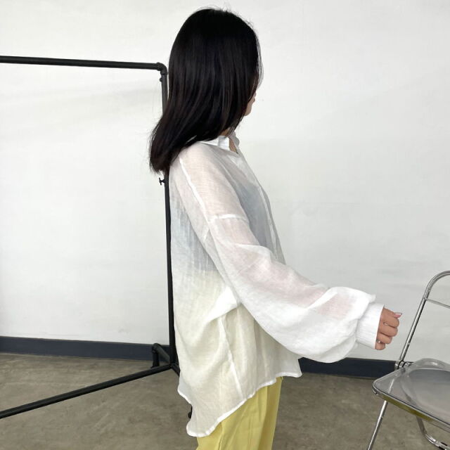 ガーゼシアーシャツ