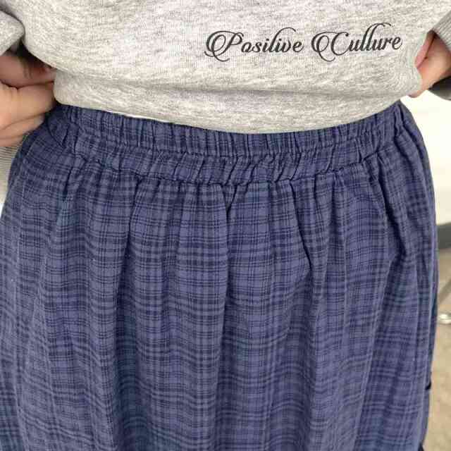 チェックティアードスカート