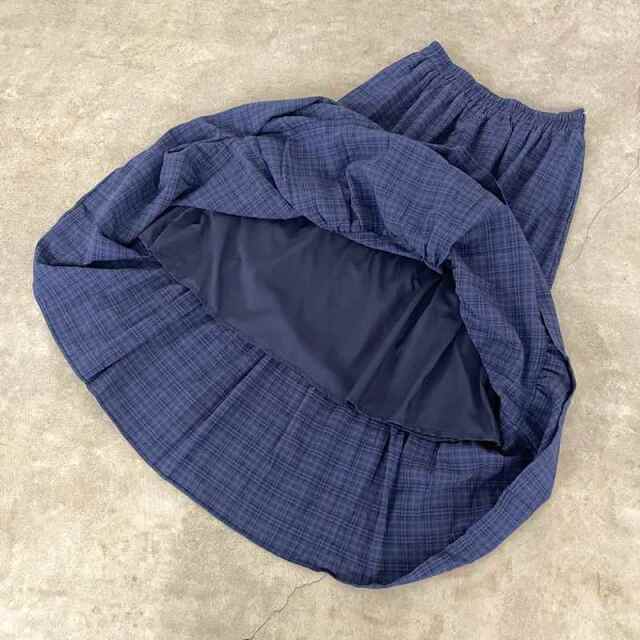 チェックティアードスカート