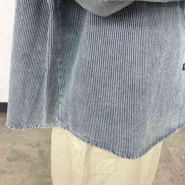 ヒッコリーバイカラーシャツ