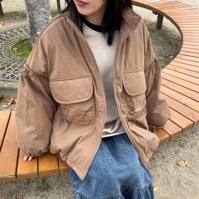 スタンド中綿ブルゾン