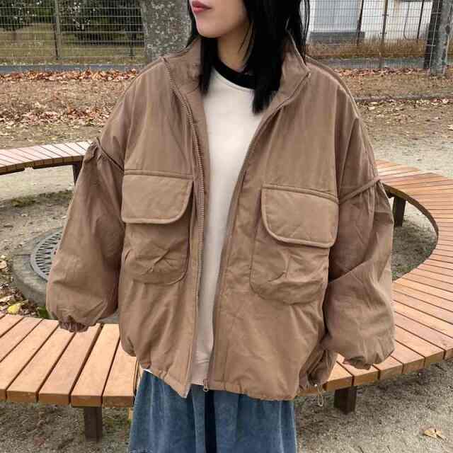 スタンド中綿ブルゾン