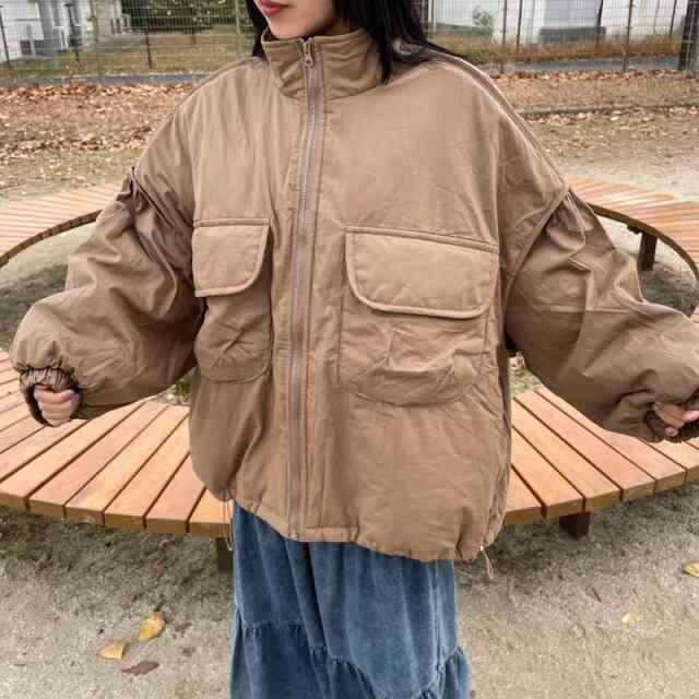 スタンド中綿ブルゾン