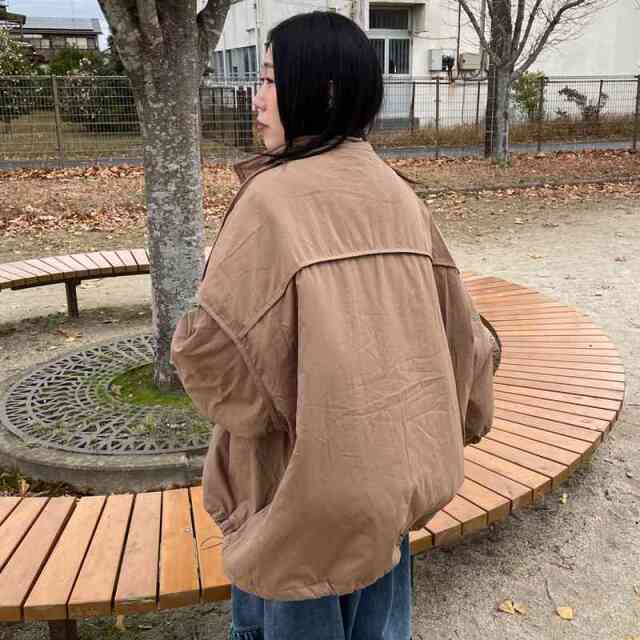 スタンド中綿ブルゾン