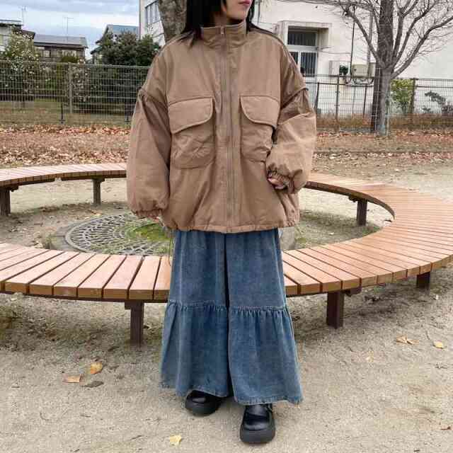 スタンド中綿ブルゾン