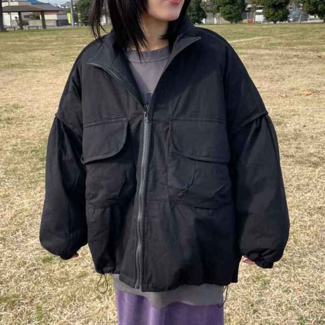 スタンド中綿ブルゾン