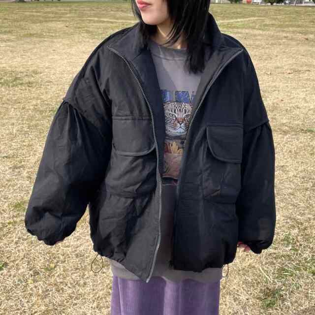 スタンド中綿ブルゾン