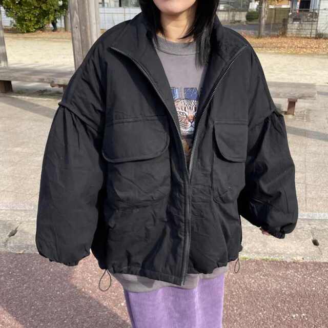 スタンド中綿ブルゾン