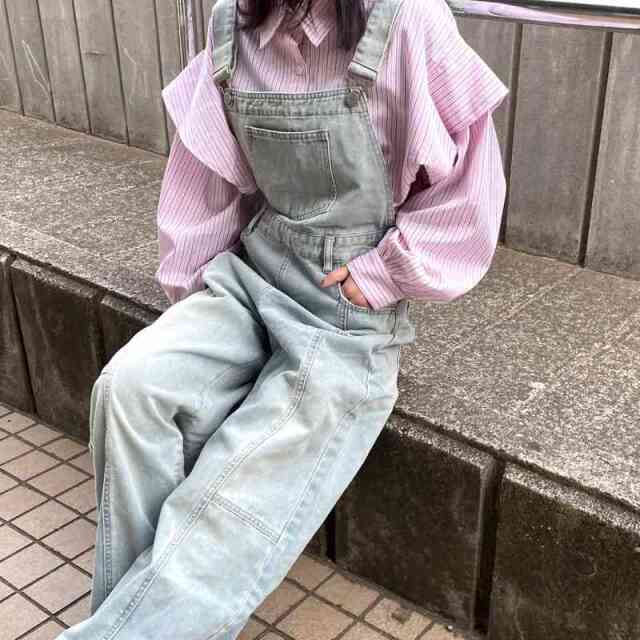 デニムサロペット