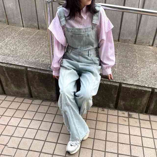 デニムサロペット