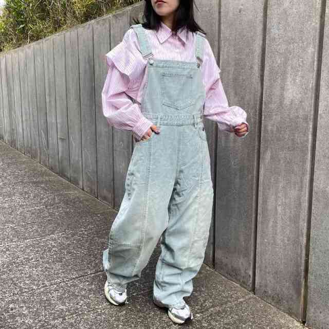 デニムサロペット