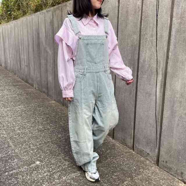 デニムサロペット
