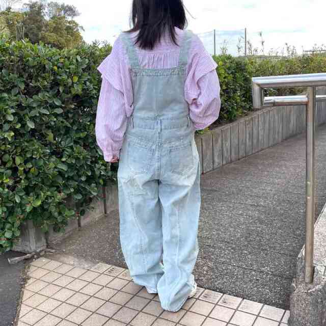 デニムサロペット