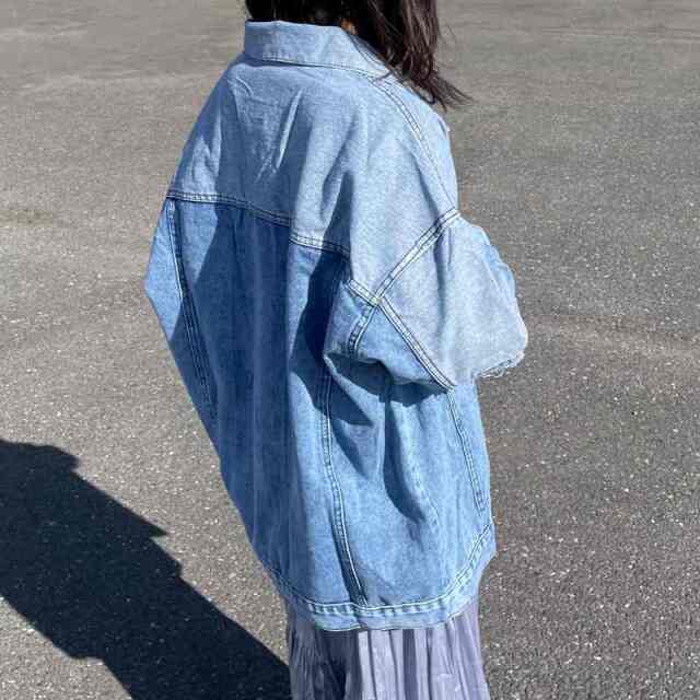 切替デニムジャケット