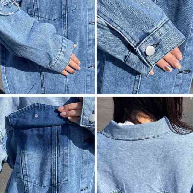 切替デニムジャケット