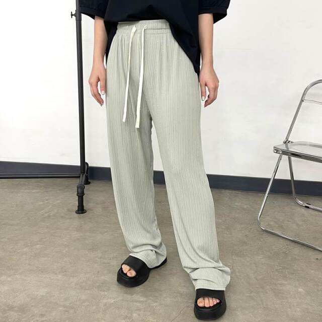 ラメプリーツパンツ