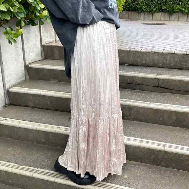 ワッシャーティアードスカート