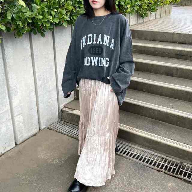 ワッシャーティアードスカート