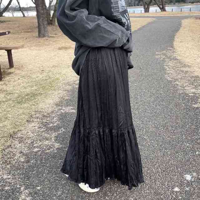 ワッシャーティアードスカート