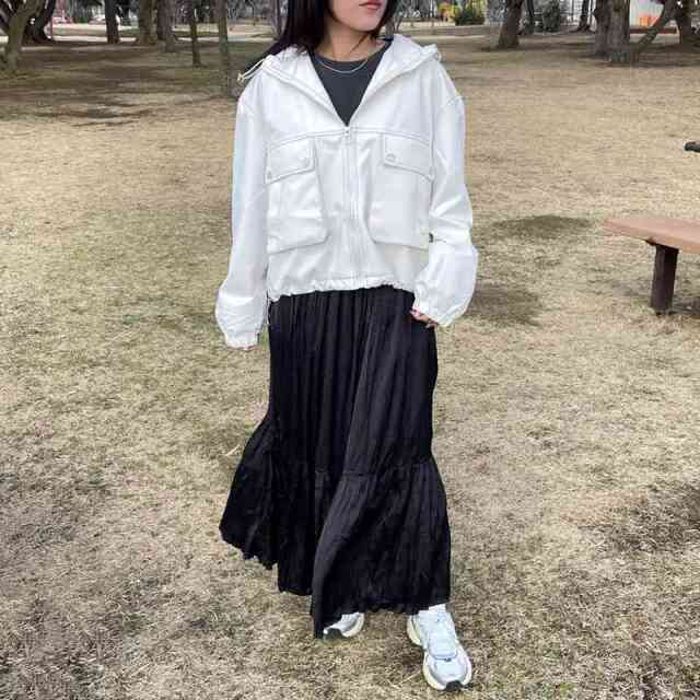 ワッシャーティアードスカート