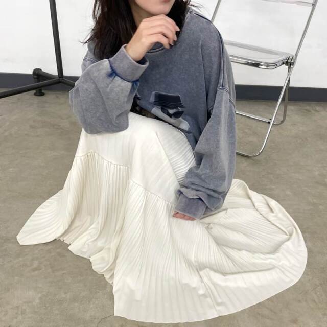 ティアードプリーツスカート