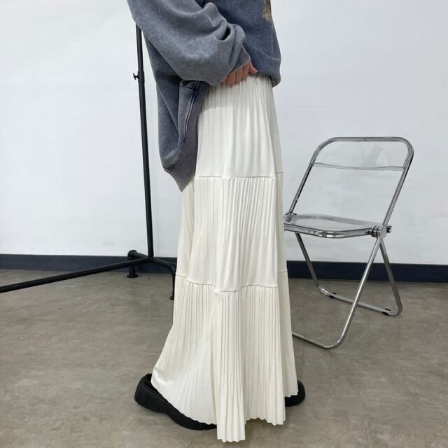 ティアードプリーツスカート