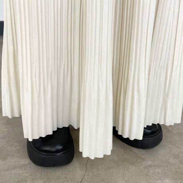 ティアードプリーツスカート