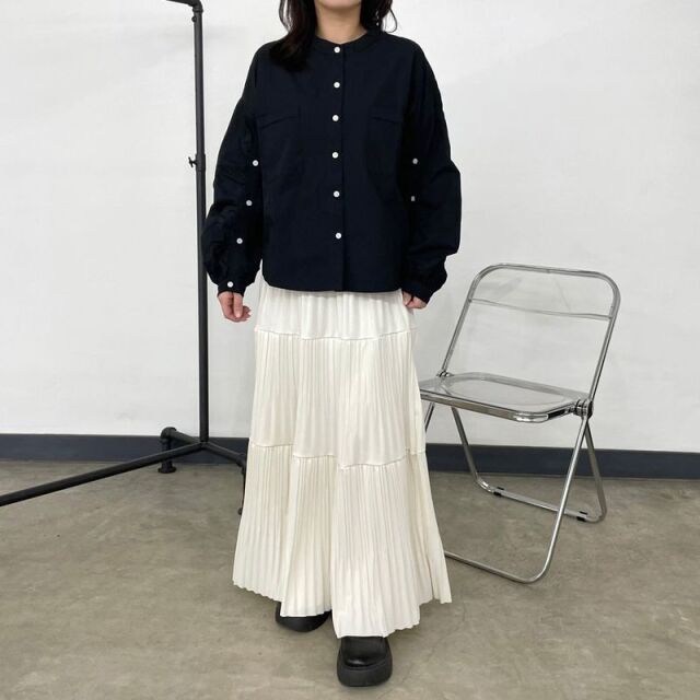 ティアードプリーツスカート