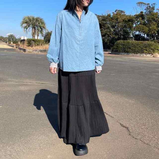 ティアードプリーツスカート