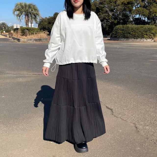 ティアードプリーツスカート