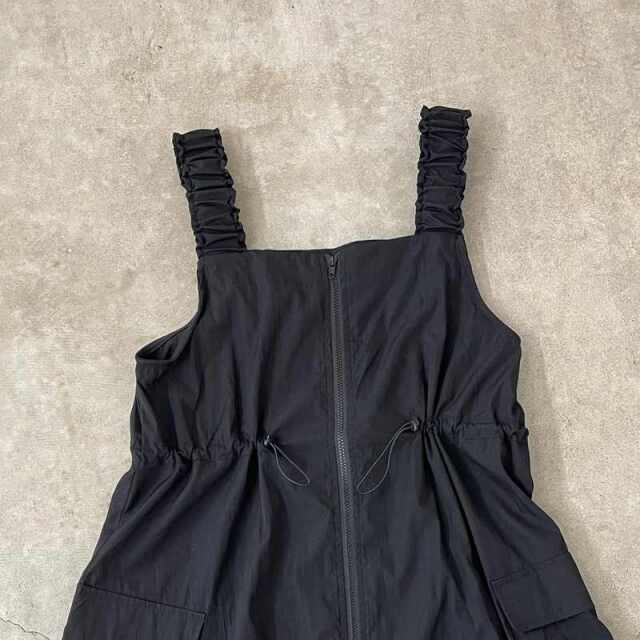 ZIPドロストジャンパースカート