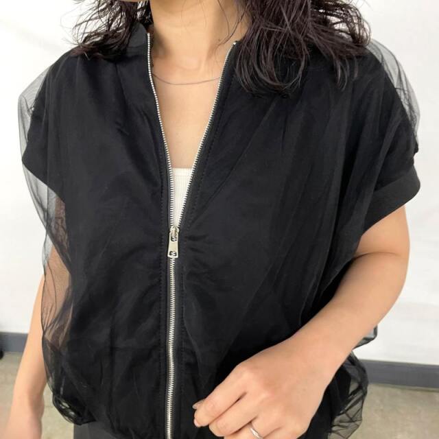 チュールドッキングZIPベスト