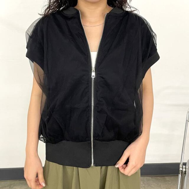 チュールドッキングZIPベスト