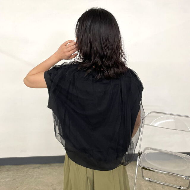 チュールドッキングZIPベスト