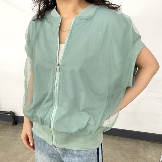チュールドッキングZIPベスト