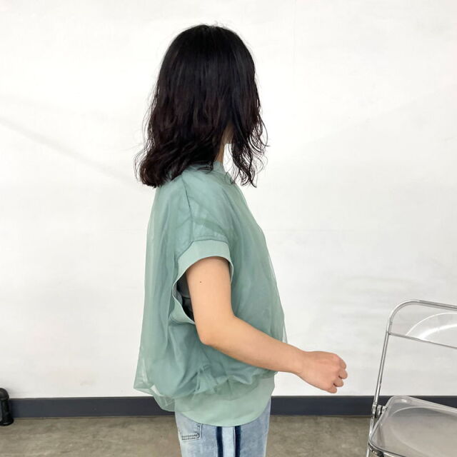 チュールドッキングZIPベスト